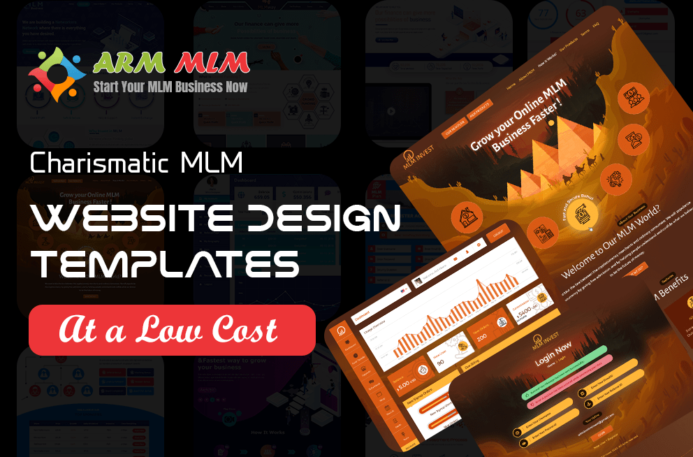 Top MLM Website Templates with Stunning Designs