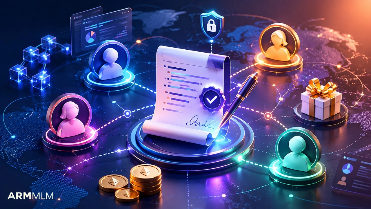 smart contract referral system