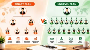 binary vs unilevel mlm plan