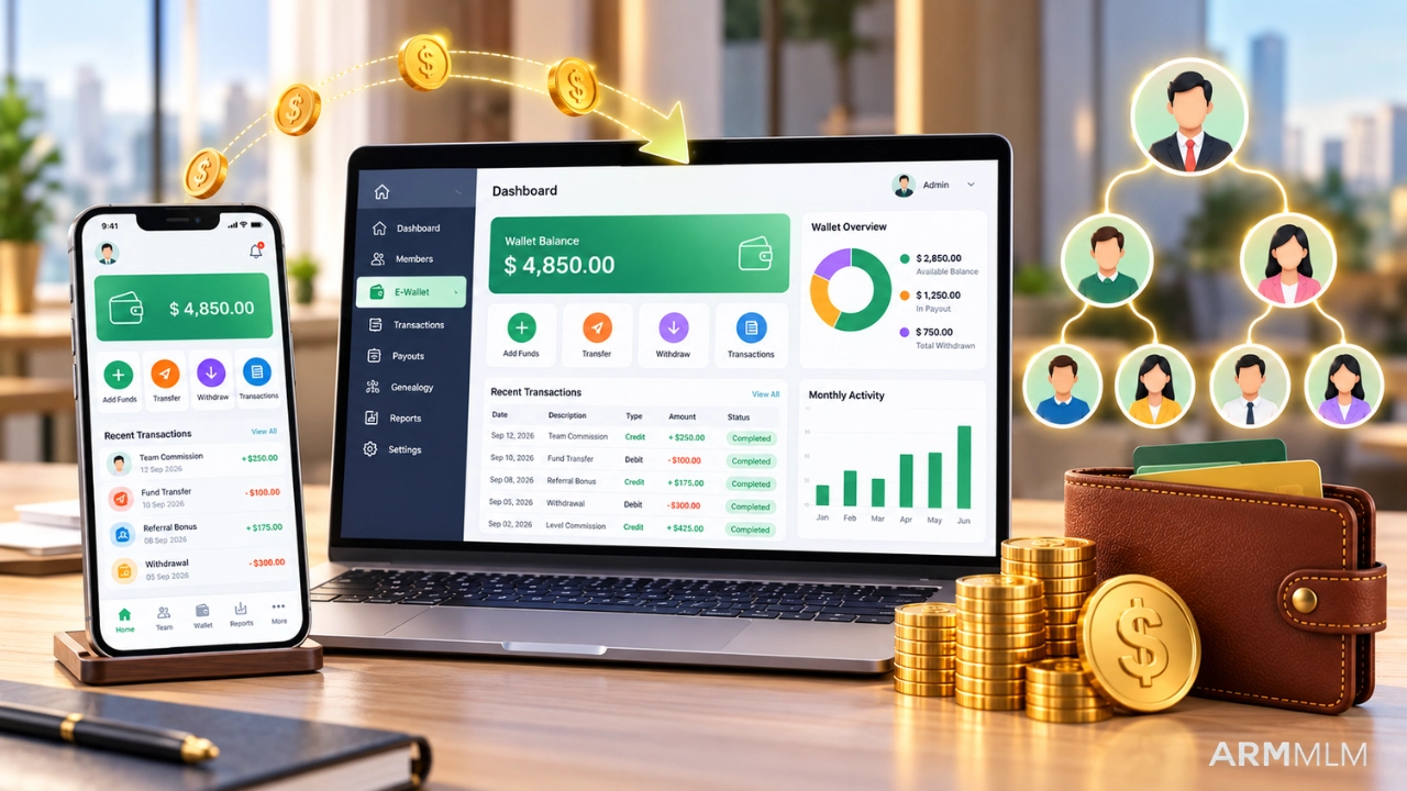e wallet in mlm software